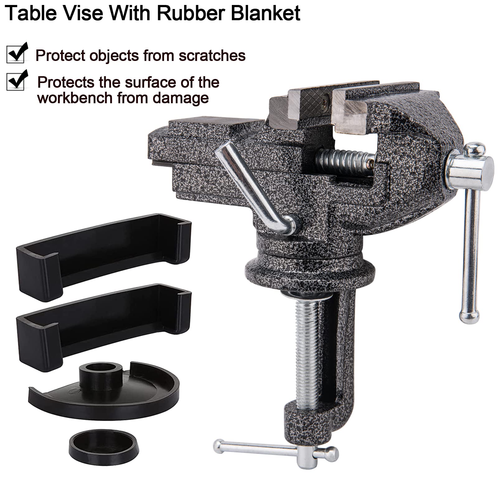 Bench Vise Swivel - متعددة الوظائف الثقيلة الجدول المشبك مقعد