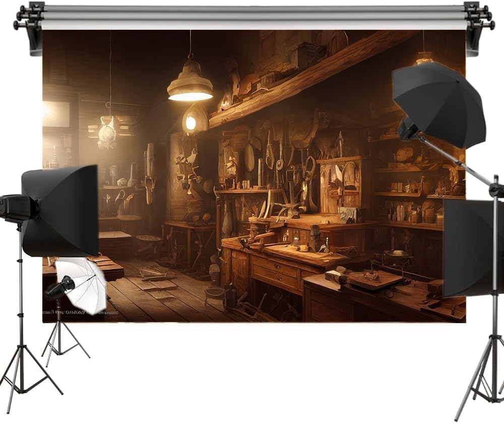 Workshop Tools Background - ورشة عمل أدوات ميكانيكي Steampunk للرجال