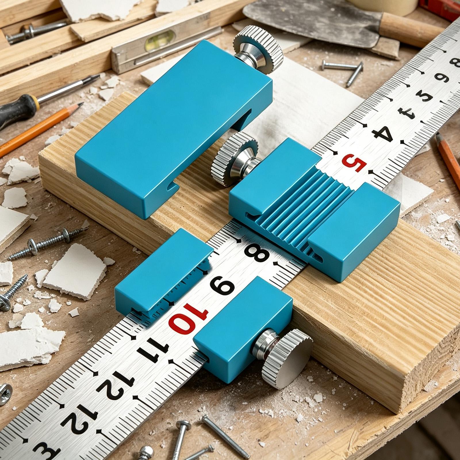 Workshop Tools For Carpentry - أدوات النجارة: مسطرة النجارة، مكعب تحديد