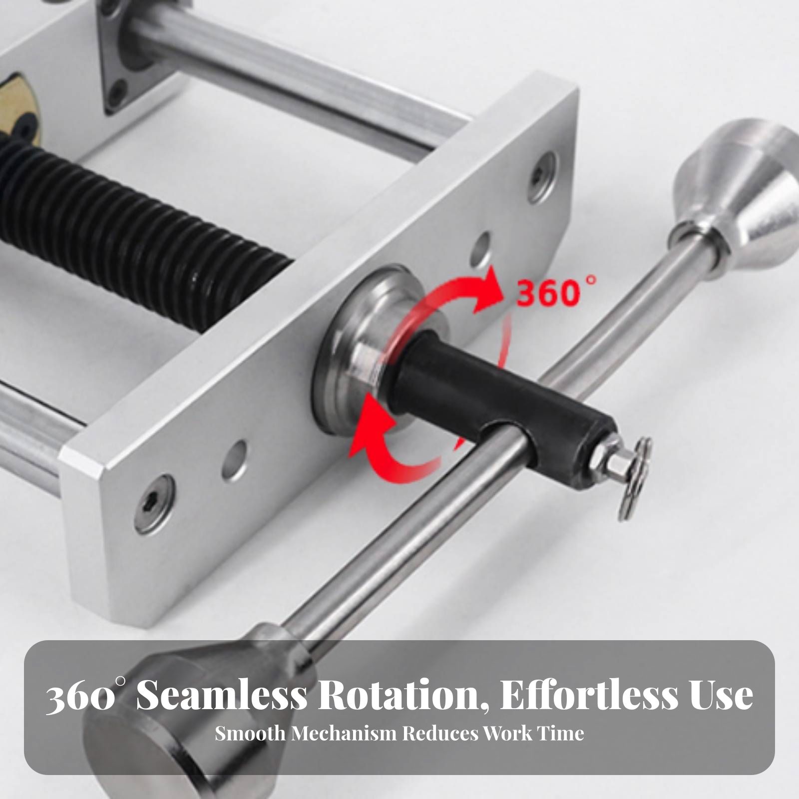 Bench Vise Swivel - مثبتة نجارة دوارة بقضبان توجيه متوازية