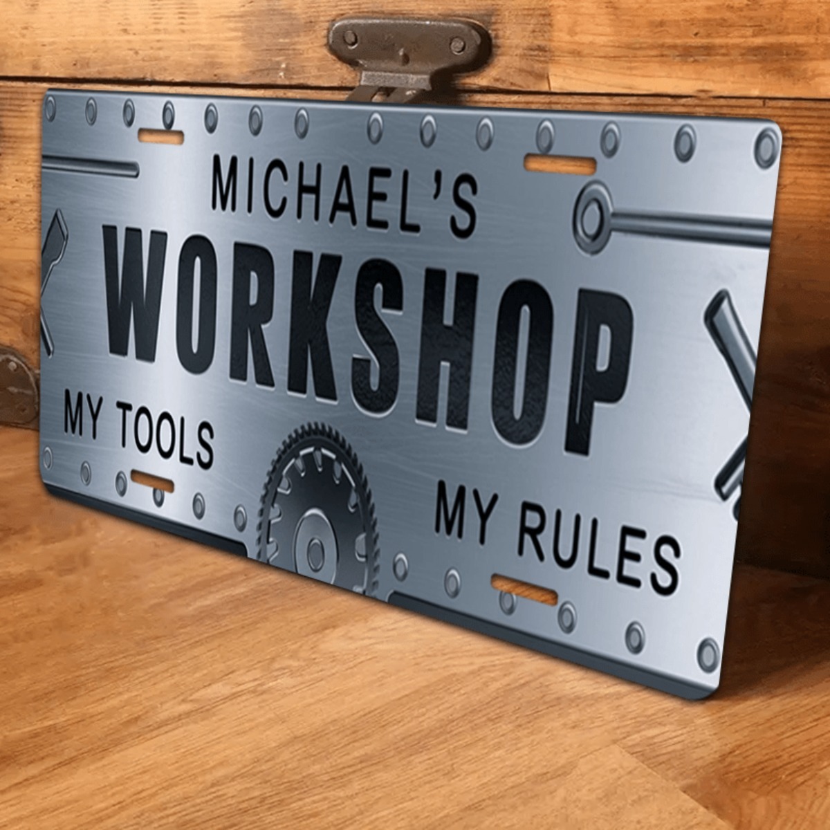 لافتة ألومنيوم مخصصة للورشة مق - مراجعة Tools Name In Workshop وسعره