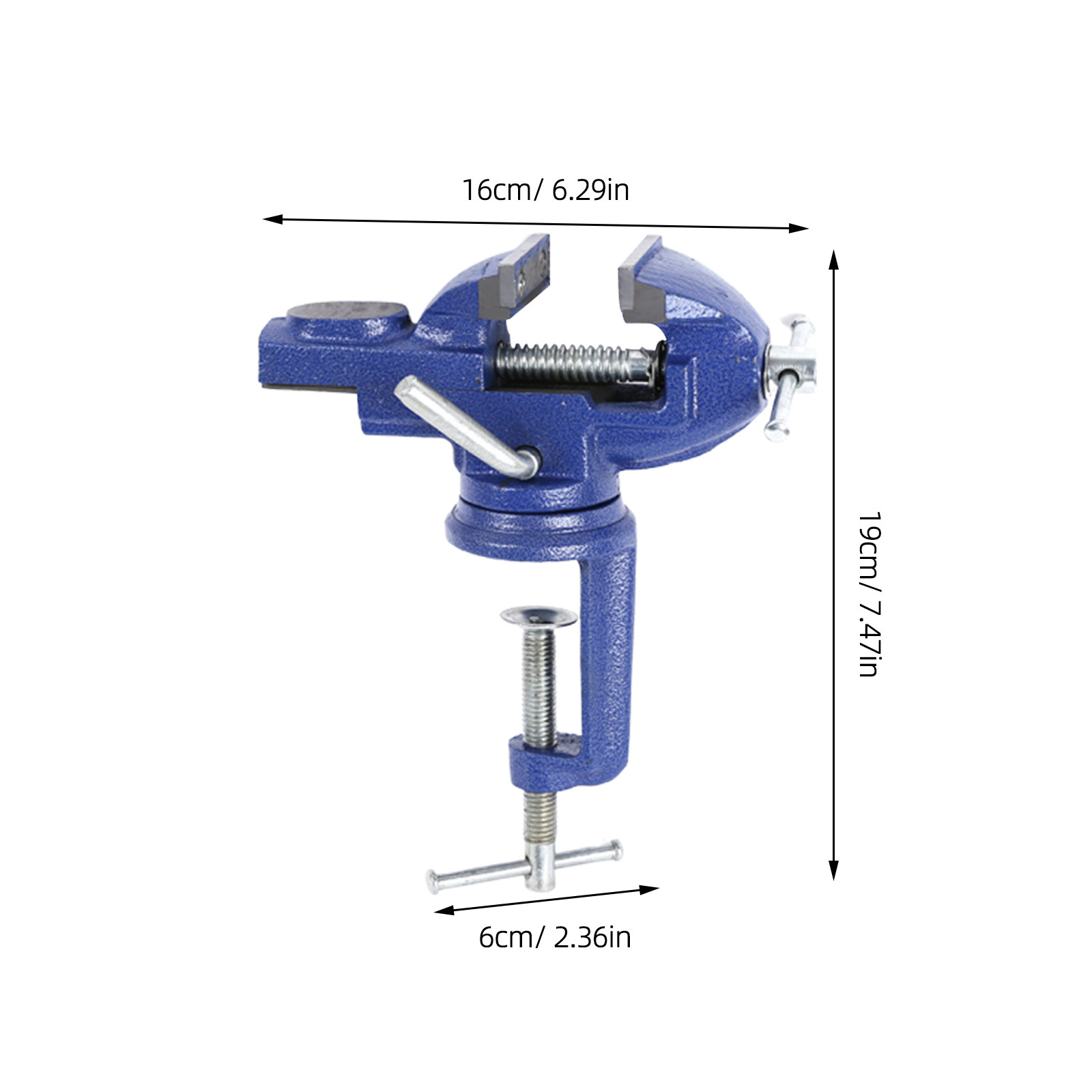 مثقاب طاولة دوار صغير 60 مم مع - مراجعة Bench Vise Swivel وسعره