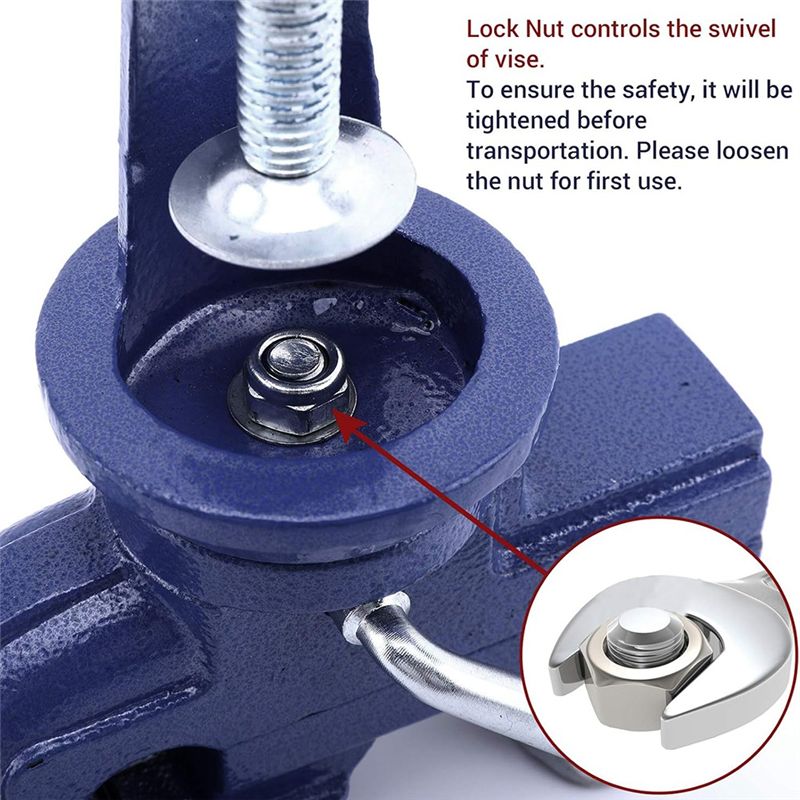مشبك طاولة ثابت KYCOR-Bench Cl - مراجعة Bench Vise Swivel وسعره
