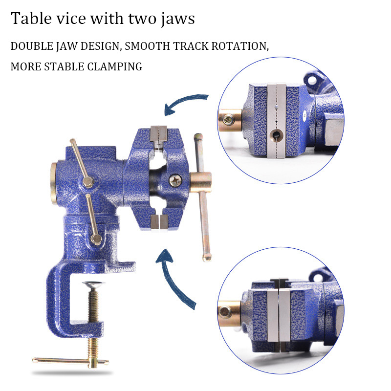 قاعدة دوارة مزدوجة الفك ، قاعد - مراجعة Bench Vise Swivel وسعره