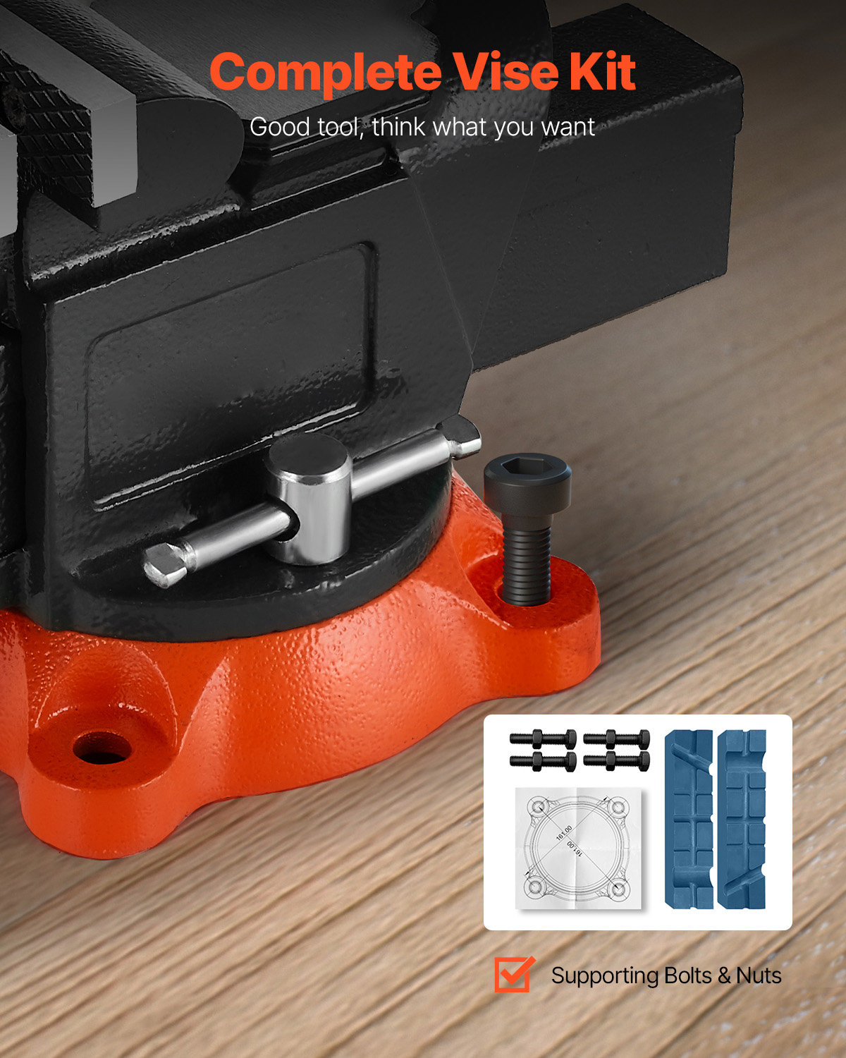 ملزمة SucceBuy مقعد 5 بوصة/5.5 - مراجعة Bench Vise Swivel وسعره