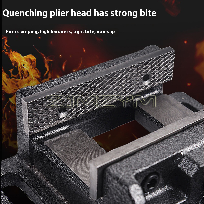 قابل للتعديل شقة كومة منجلة عا - مراجعة Bench Vise Swivel وسعره