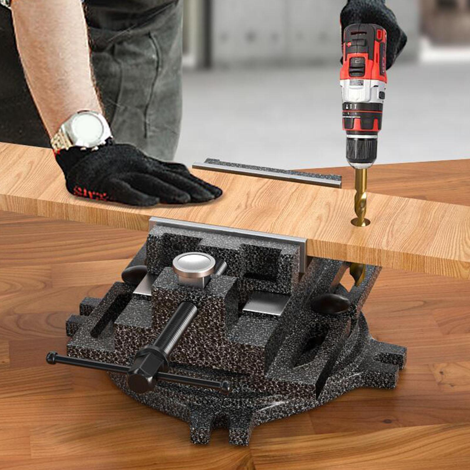 مشبك مثقاب صناعي بقاعدة دوارة  - مراجعة Bench Vise Swivel وسعره
